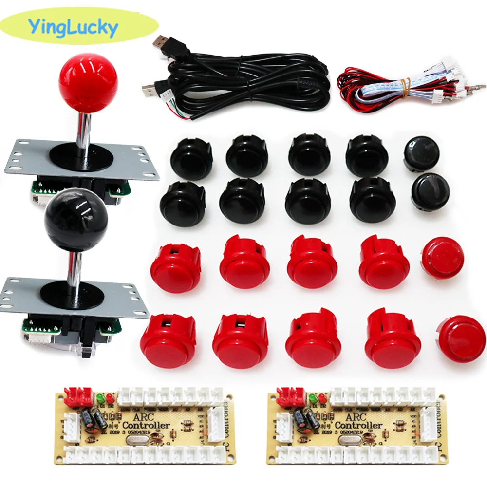 Arcade Button Kit - Arcade 2 Oyuncu Sıfır Gecikme Kiti