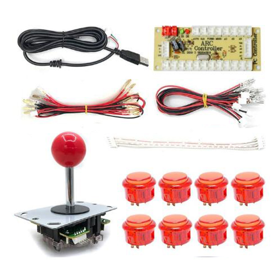 Arcade Button Kit - SANWA Oyun Makinesi Arcade Konsolu DIY