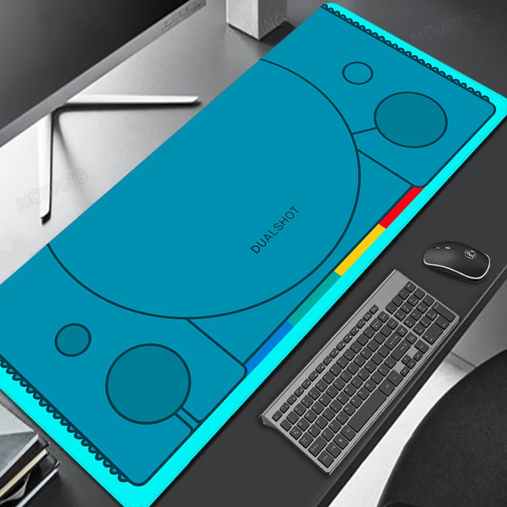 Retro Gaming Rug - XXL Mouse Pad Dualshot 2 Siyah