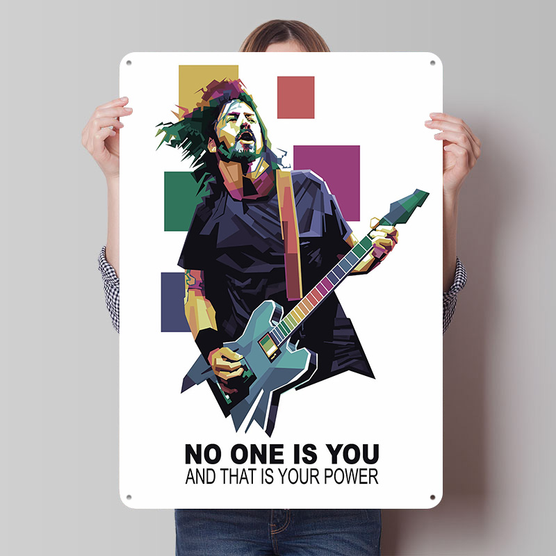 Retro Gaming Quotes - Rockstar Sözleri Baskılı Poster Özelleştirilmiş Retro