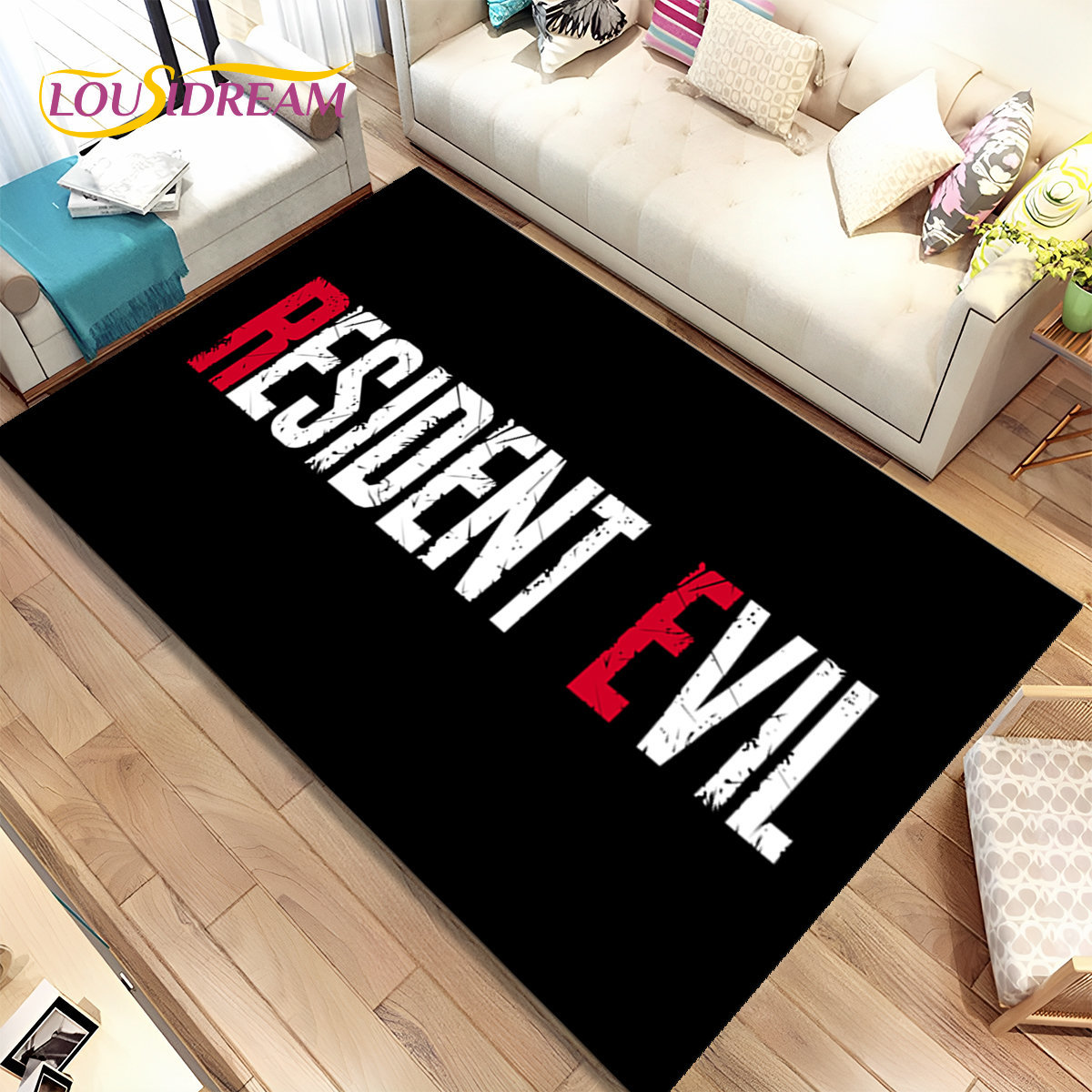 Retro Gaming Rug - 3D r-yerleşik kötü oyunları oyun alan