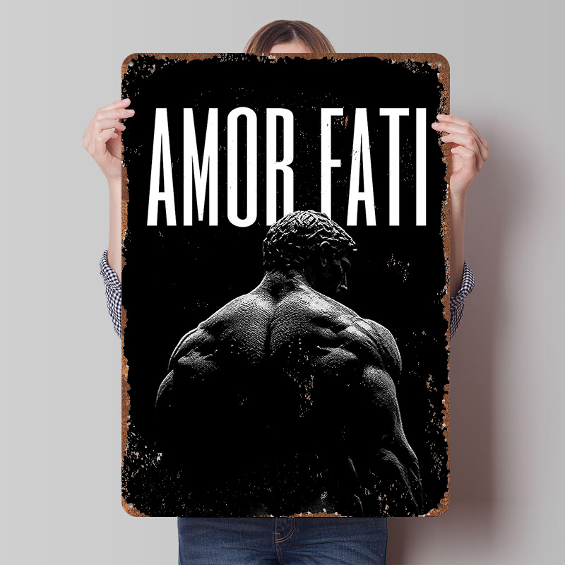 Retro Gaming Quotes - Stoacizm Stoacik Alıntı Amor Fati Baskılı