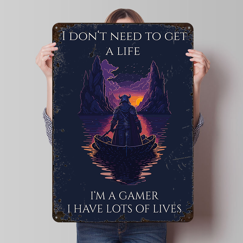 Retro Gaming Quotes - Oyun Alıntısı Baskı Posteri Özelleştirilmiş Retro