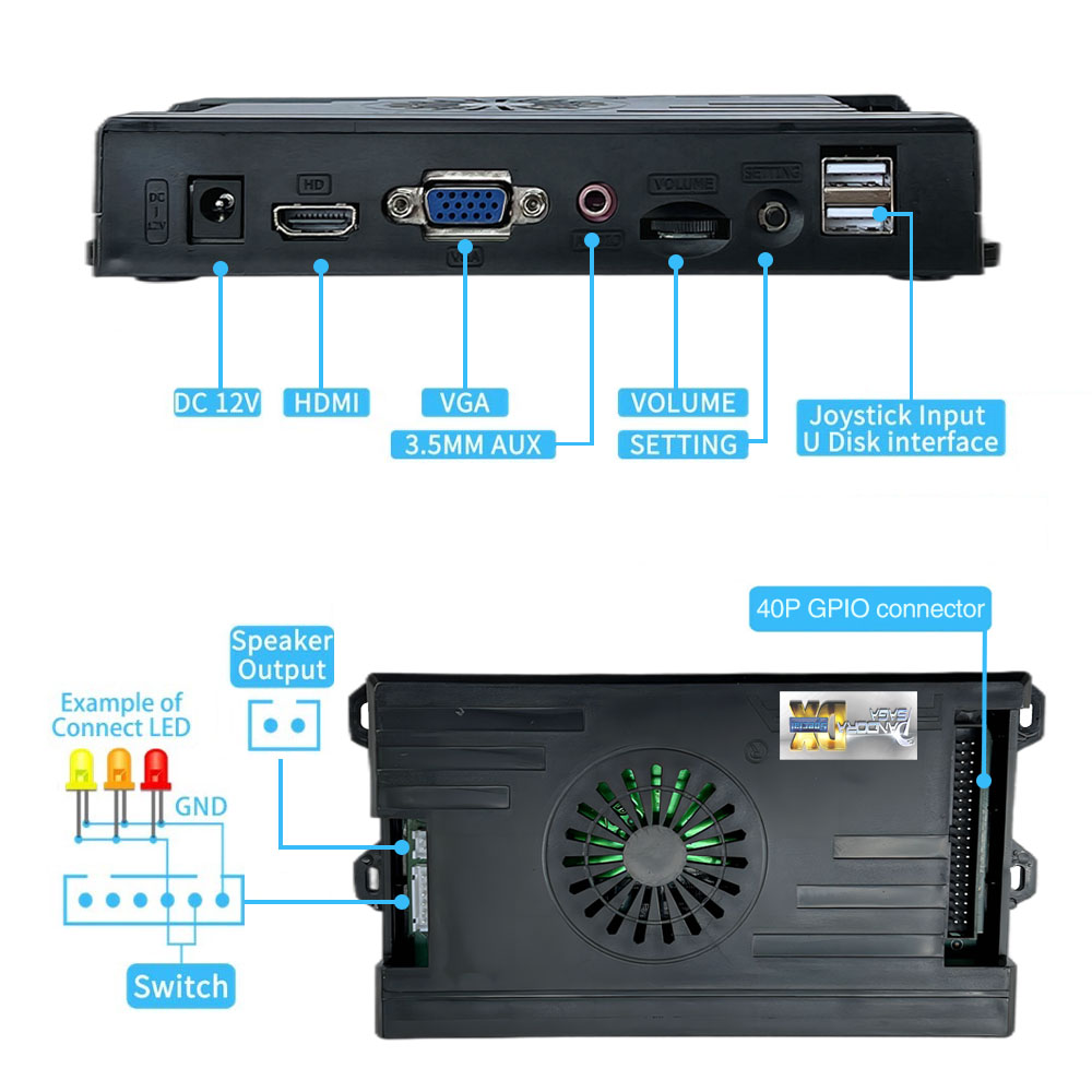 9800 in 1 Pandora destan DX 2  - Arcade Button Kit incelemesi ve fiyatı