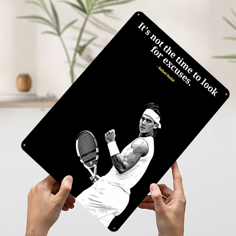 Rafael Nadal Sözleri Metal Pos - Retro Gaming Quotes incelemesi ve fiyatı