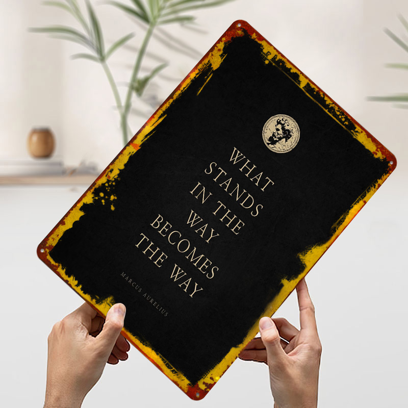 Marcus Aurelius Alıntı Teneke  - Retro Gaming Quotes incelemesi ve fiyatı