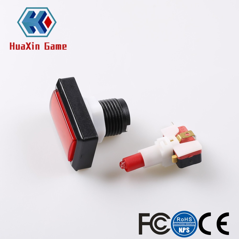 Dikdörtgen LED ışıklı Push But - Arcade Button Kit incelemesi ve fiyatı