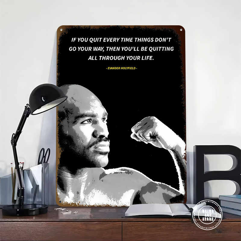Evander Holyfield Alıntıları P - Retro Gaming Quotes incelemesi ve fiyatı