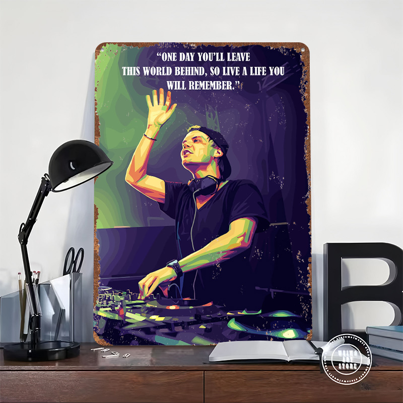 Avicii Sözleri Baskılı Poster  - Retro Gaming Quotes incelemesi ve fiyatı
