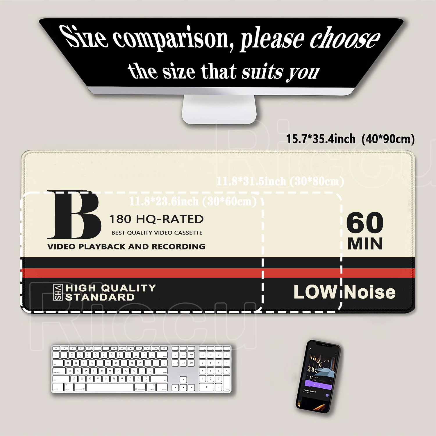 Büyük PC Oyun Retro VHS Mouse  - Retro Gaming Rug incelemesi ve fiyatı