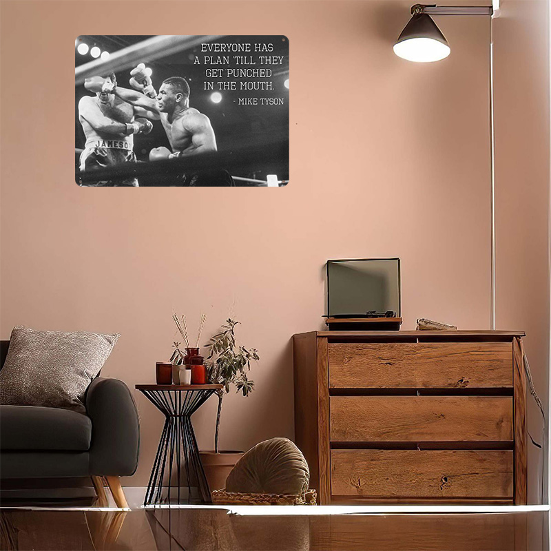 Mike Tyson Alıntı 3D Doku Meta - Retro Gaming Quotes incelemesi ve fiyatı