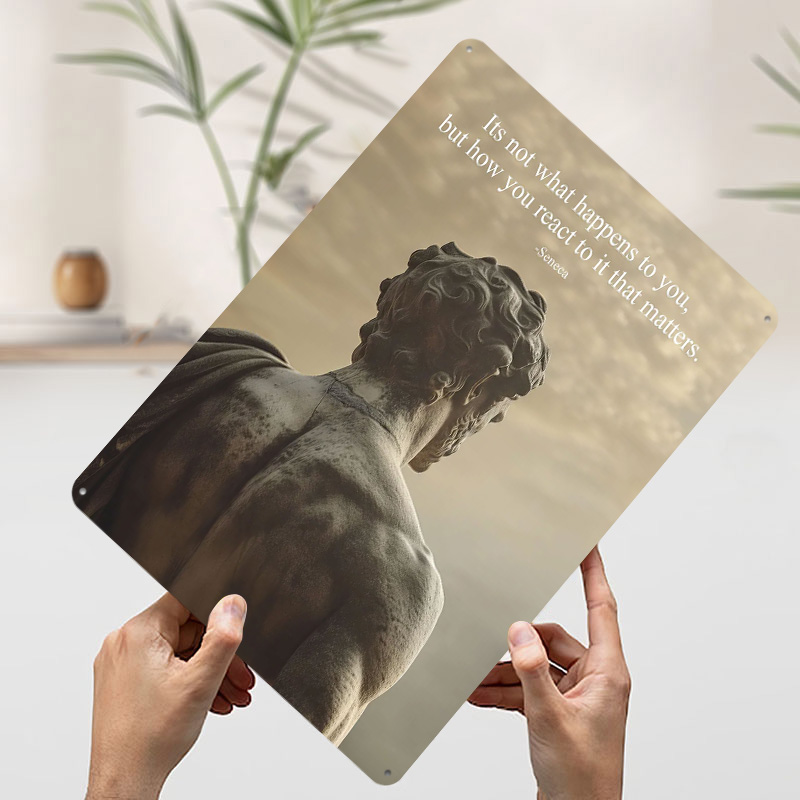 Seneca Stoacı Alıntıları Tenek - Retro Gaming Quotes incelemesi ve fiyatı