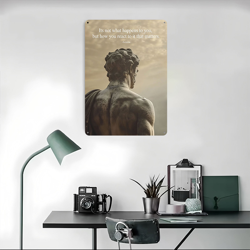 Seneca Stoacı Alıntıları Tenek - Retro Gaming Quotes incelemesi ve fiyatı