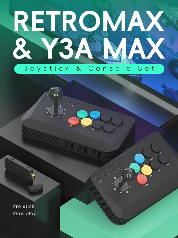 Kablosuz Y3A Max Arcade Stick  - Retro Gaming Download incelemesi ve fiyatı