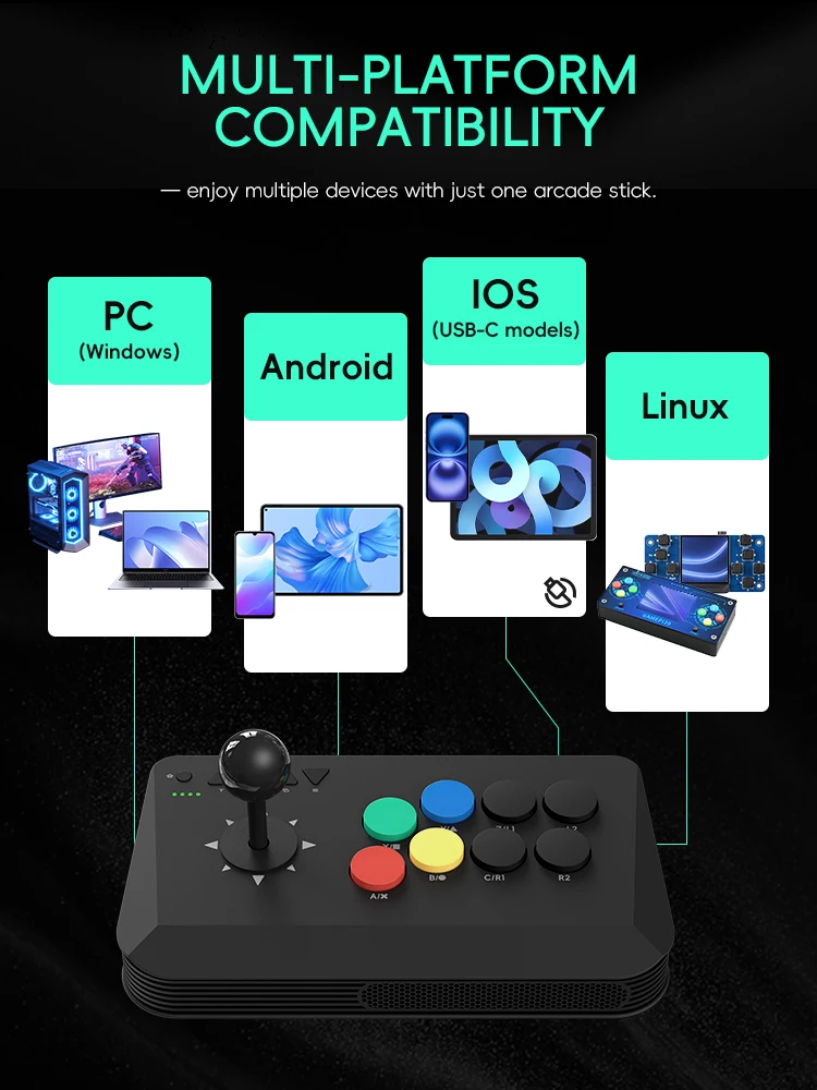 Kablosuz Y3A Max Arcade Stick  - Retro Gaming Download incelemesi ve fiyatı