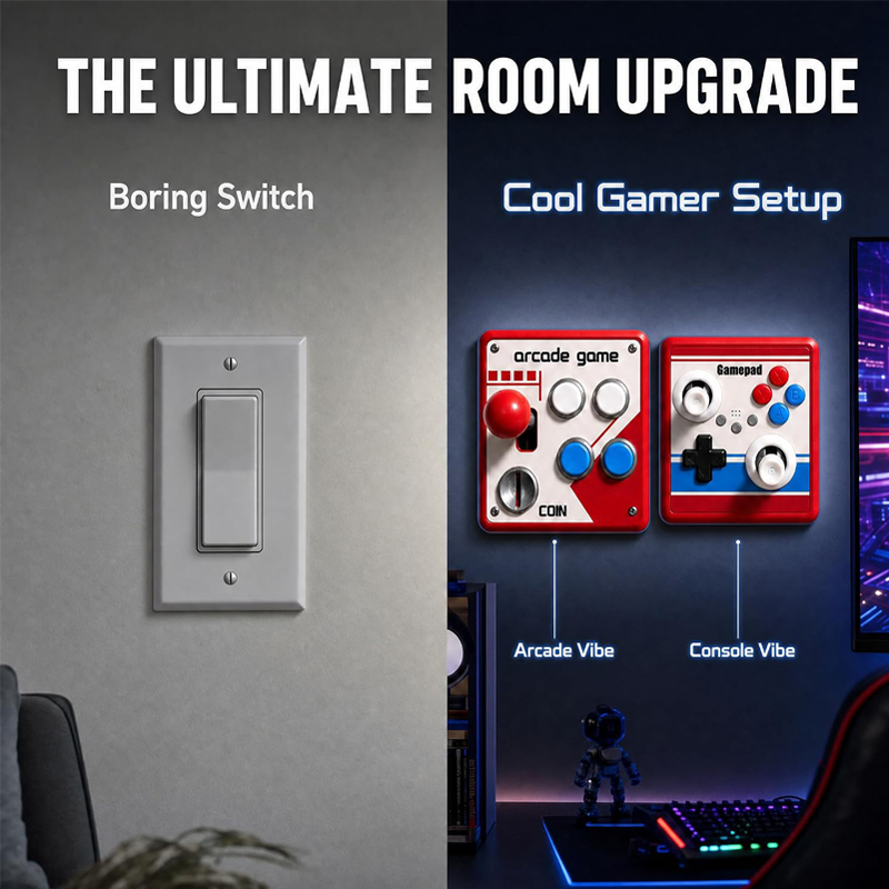 Deliksiz Işık Anahtarı Kapağı  - Retro Gaming Projector incelemesi ve fiyatı