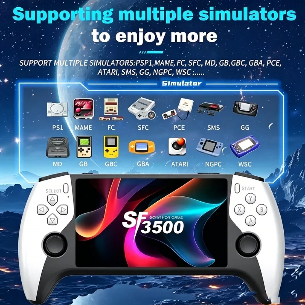SF3500 5 inç El Oyun Konsolu,  - Retro Gaming Download incelemesi ve fiyatı